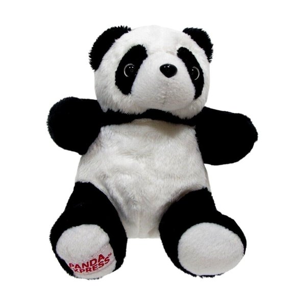 Panda Express 6" Panda Plush 2019 Bean Plush Stuffed Animal Fast Food - Picture 1 of 8